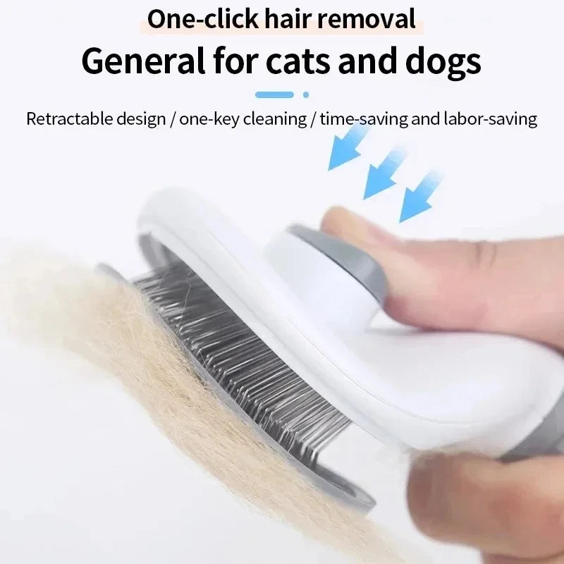 Pawmelio Self-Cleaning Pet Grooming Brush